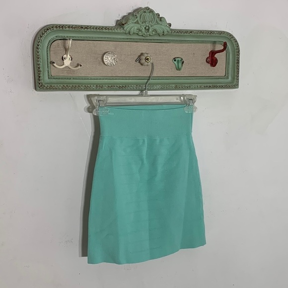Guess by Marciano mint green Aqua body con fitted mini pencil skirt women’s smal - Picture 1 of 5